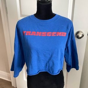 Forever 21 Blue "Transcend" Crop
Top